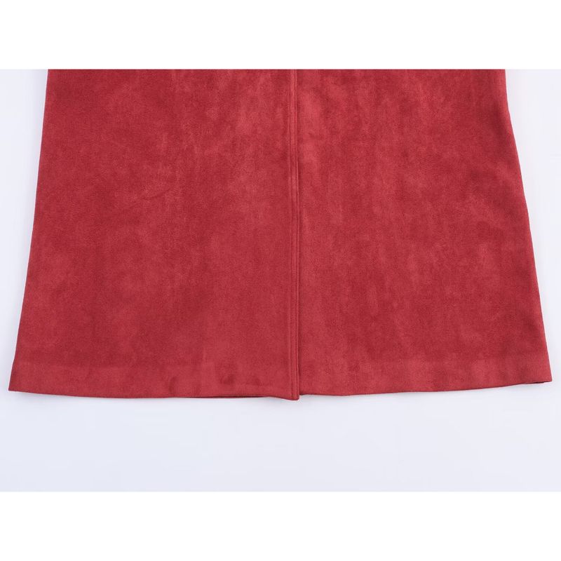 Kaslead New Arrival Women's Clothing Fashion Style Fashion Basic Suede Effect Outwear 4344626 641