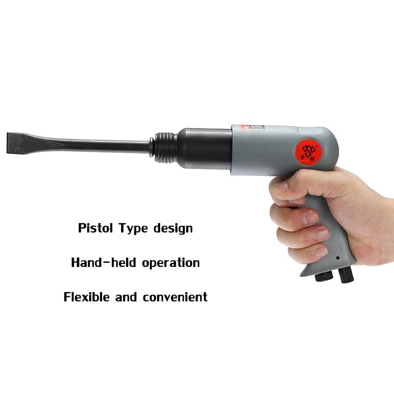 1/4 Zoll Chipping Nieten Pneumatische Power Air Tool Handheld Gas Schaufeln Air Hammer Bohrer Werkzeug Kits mit 4 stücke Meißel