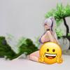 12.5cm Yun Xian Bishoujo Swimsuit Kneeling Pose Anime Figure Collectible Desktop Decoration Model Statue For Enthusiasts Poseable Articulated Scale