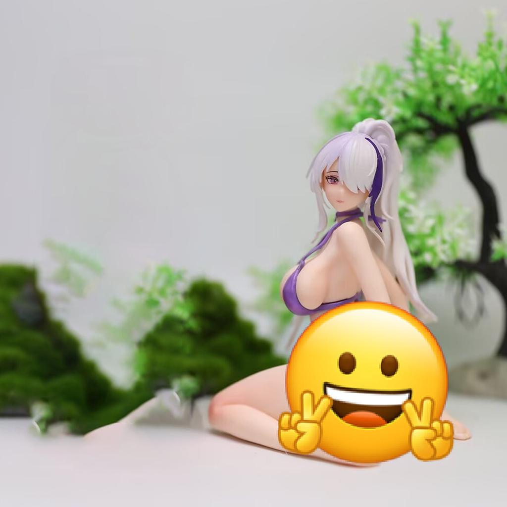 12.5cm Yun Xian Bishoujo Swimsuit Kneeling Pose Anime Figure Collectible Desktop Decoration Model Statue For Enthusiasts Poseable Articulated Scale