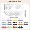 Angel Wing Keyboard Mice Wrist Computer Arm Rest Nonslip Coaster Cushion for Game Typing Office