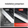 BGT1 4pcs Carbon Fiber Car Threshold Stickers Entry Pedal Protection Sticker for Dacia Duster Logan MCV Sandero Stepway Dokker Lodgy