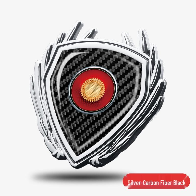 Hongqi Tiangong 05/06/08 EH7 Metal Wing Emblem Car Body Window Decorative Sticker