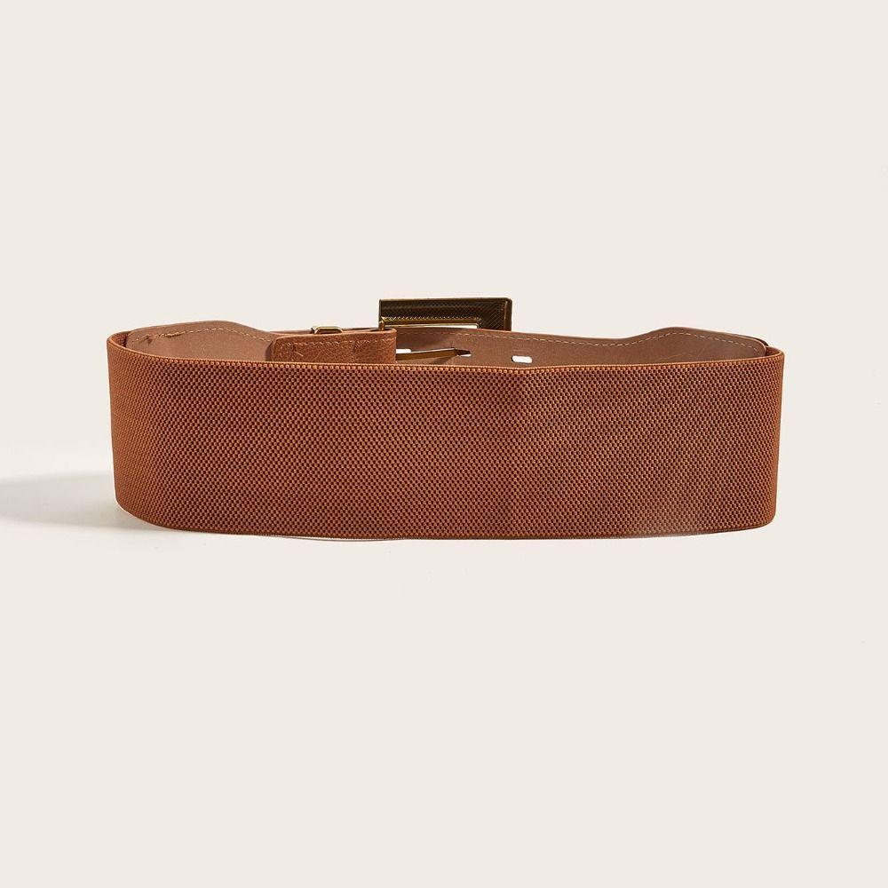 Elastic Elastic Cummerbunds Solid Color Wide Waist Corset Punk Corset Belt  Ladies