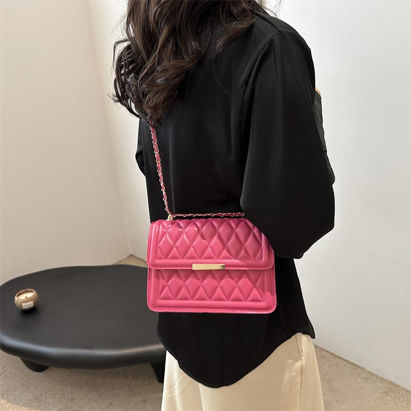 Fashionable Minimalist One Shoulder Bag Chic Retro Small Square Crossbody Purse For Everyday Use