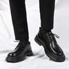 Scarpe Derby taglia 46 47 48 testa grande piedi larghi scarpe in pelle per sport abito completo