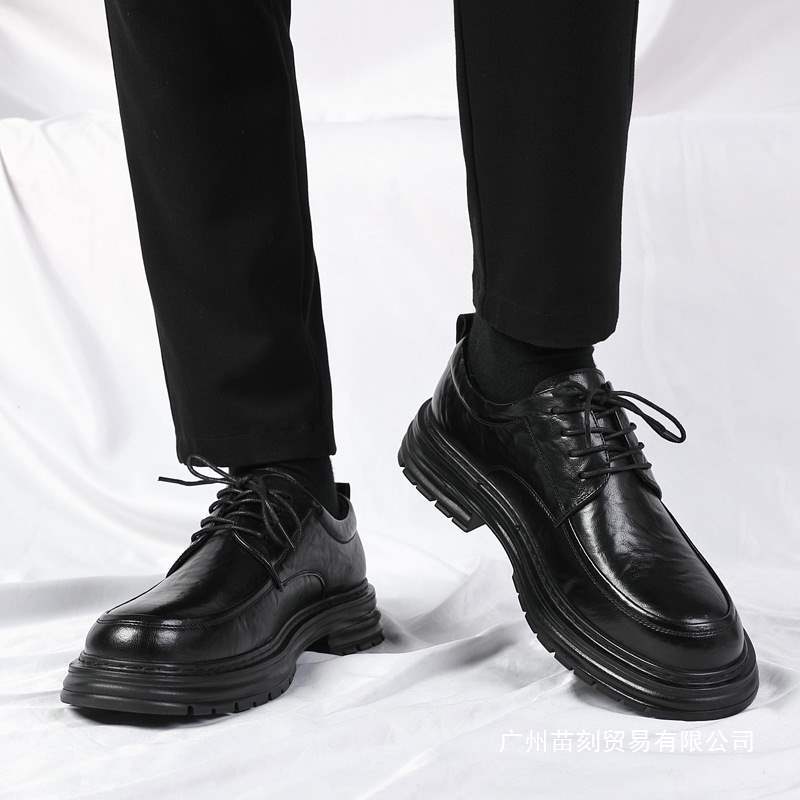Scarpe Derby taglia 46 47 48 testa grande piedi larghi scarpe in pelle per sport abito completo