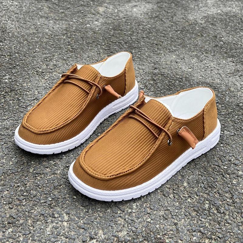 Large-sized Casual Single Shoes for Women, Flat Single Shoes