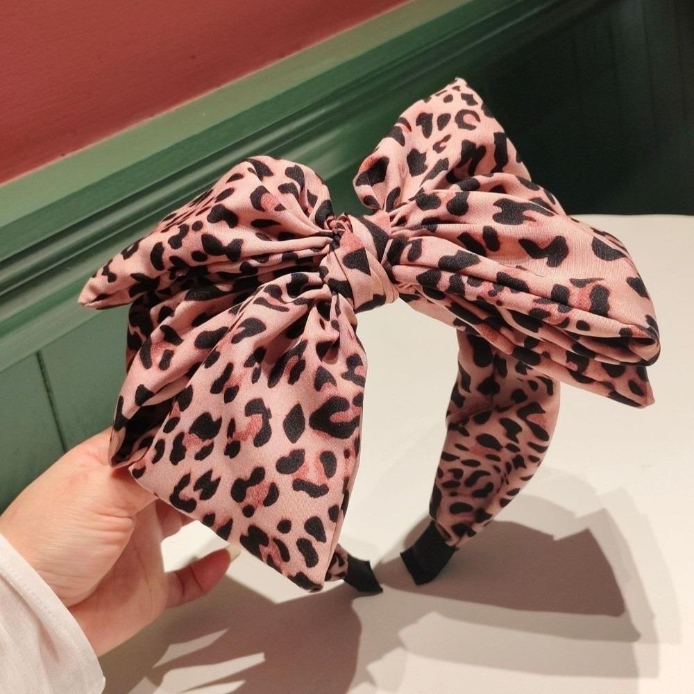 Heawear Bow Headband Multi Layer Large Bow Hairbands Vintage Bow Hair Clips Women