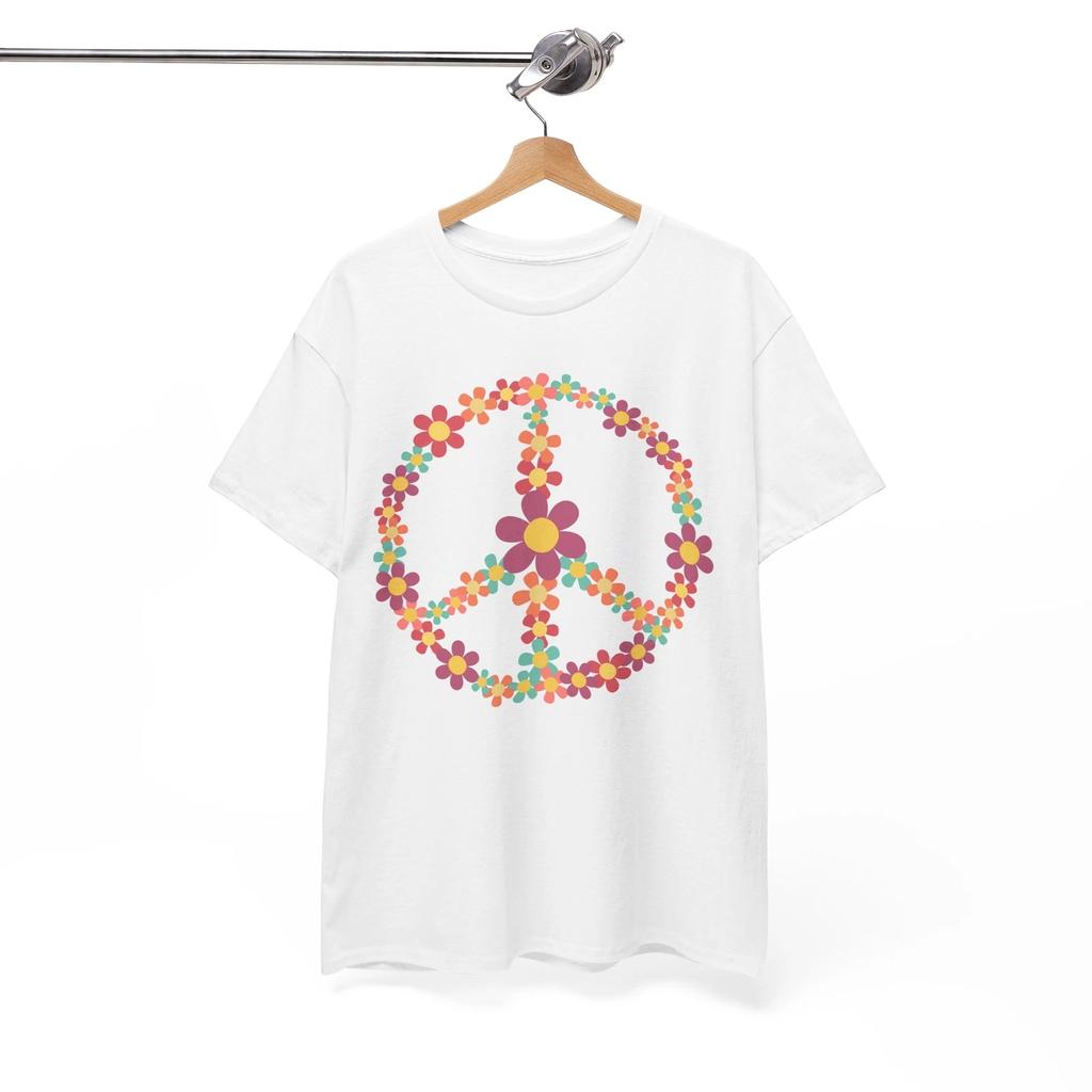 Peace T-shirt Tops Tees Unisex | Positive Energy Hippie Tee | Peaceful Mind Shirt