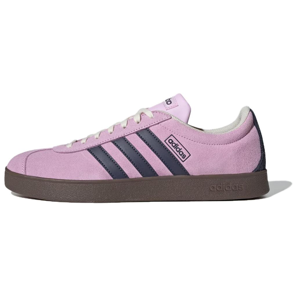 Adidas VL Court 2.0 Purple Navy Brown Unisex Sneakers JR8309