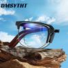 Fashion Portable Fold Dual-distance Anti-fatigue Presbyopic Eyewear High Definition Anti Blue Light Men Women Eyeglasses
