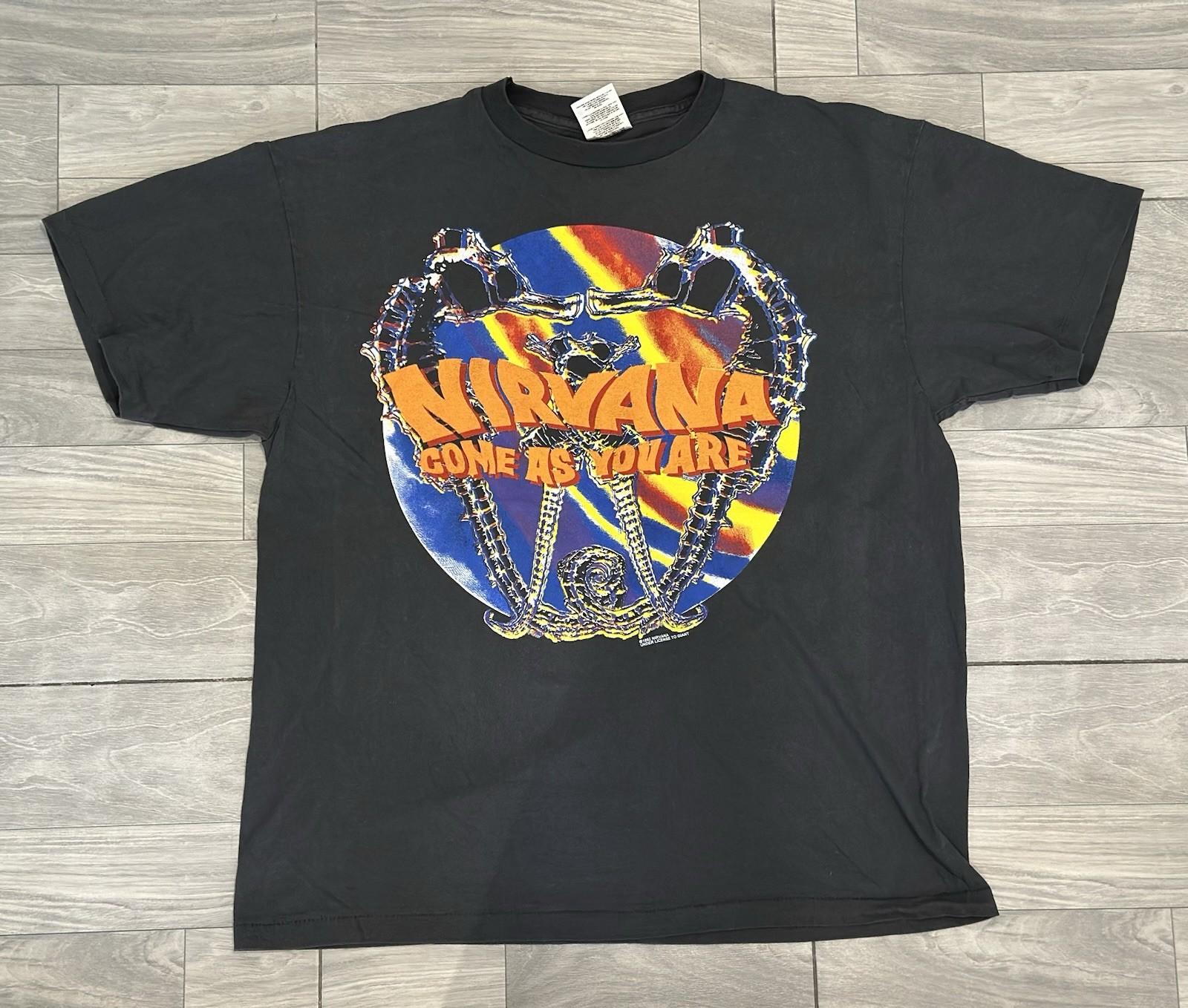 NIRVANA vintage 1992 COME AS YOU ARE t shirt Unisex T-Shirt XXXL