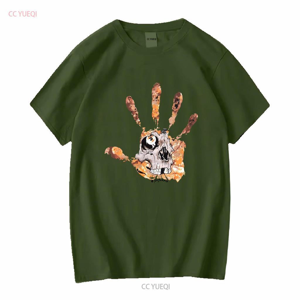 Vintage Y2K Pushead Κρανίο Χειροτύπωμα T-Shirt S Skate Punk Misfits Zorlac Metal vintage Πλυμένο Μαλακό ανδρικό Casual streetwear
