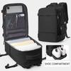 Men's Vacuum Compression Travel Backpack 14 Inch Laptop Backpack Business Large Capacity School Backpack Expand Outdoor Backpack
