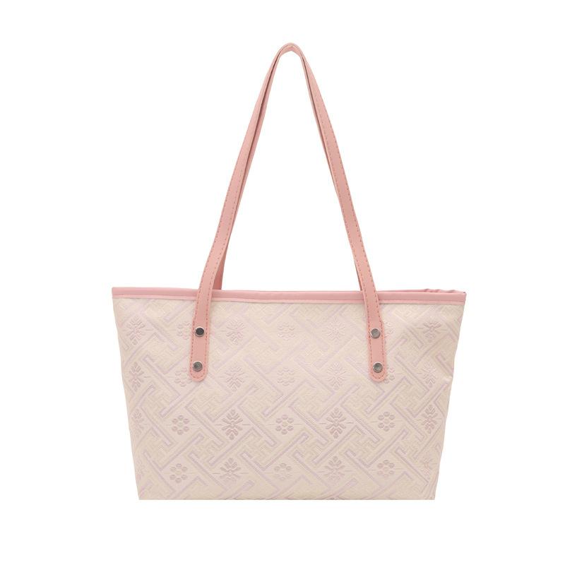 Large Capacity Tote Bag Fashion Trend Women's Shoulder Bag Commuter Versatile Student Class Handbag Women
