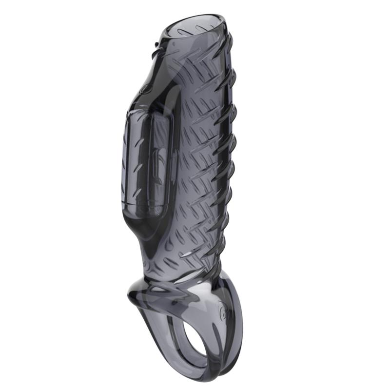G Spot Stimulator Male Ejaculation Delay Cock Sleeve Penis Vibrating Ring Strap Dildo Dick Enlargement Extender Sex Toys For Men