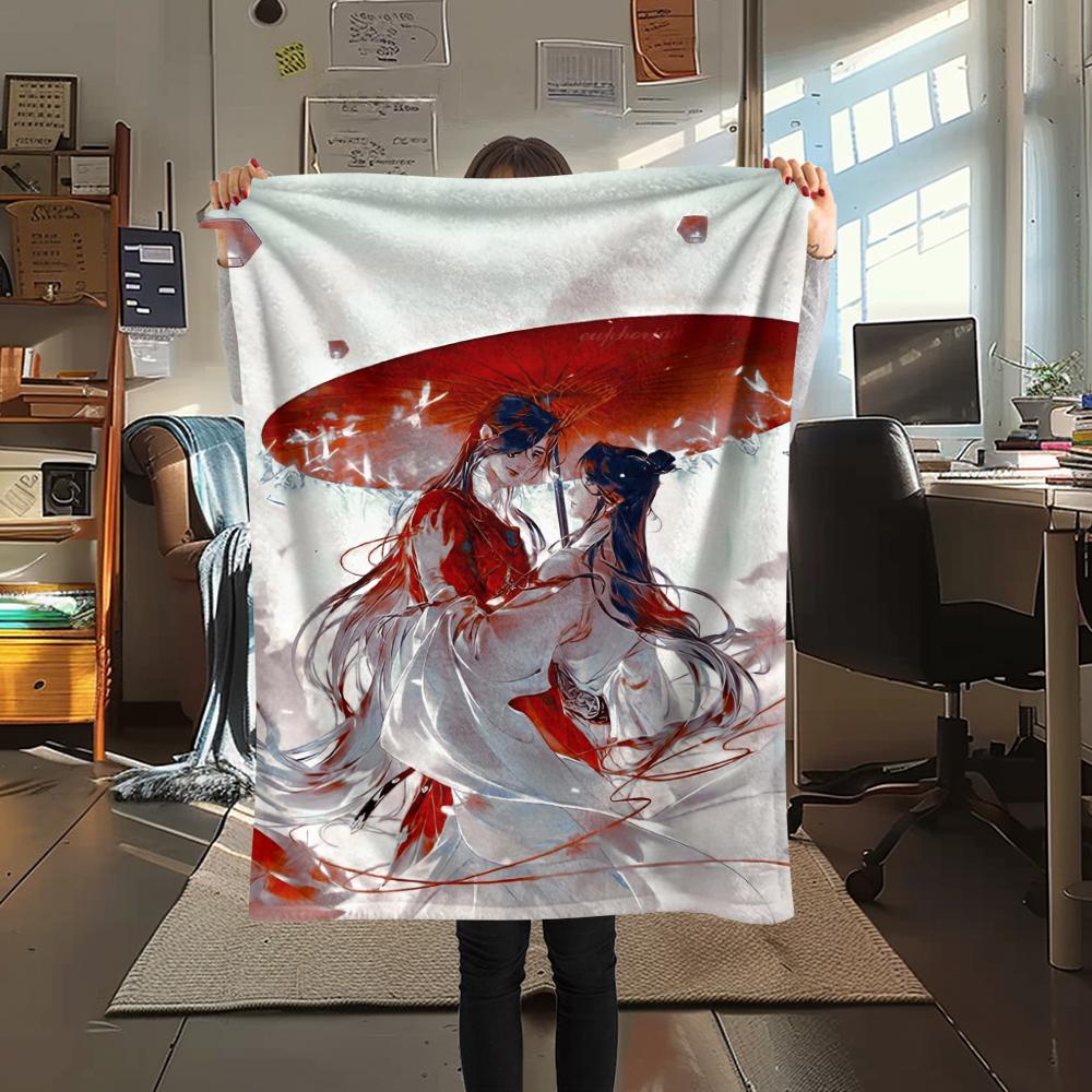 1 Pezzo Coperta in Flanella con Stampa Cartone Animato, Alta Qualità Confortevole per Tutte le Stagioni, Decorazione per la Casa, Calore e Comfort, Perfetta per Regalo di Natale Compleanno