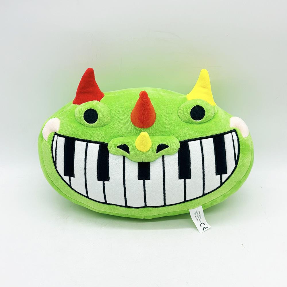 Funny Dinosaur Plush Pillow Poppy Playtime Pianosaurus Stuffed Toy For Kids Birthday Holiday Present