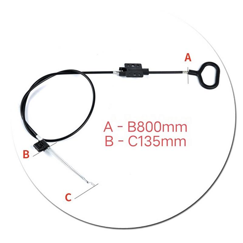 Recliner Pull Cable D-Ring Handle Easy Use Wire Replacement Part Black Universal Spring Practical Control Sofa Couch Tool