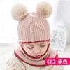 Children's Hats Autumn and Winter Fleece Thickened Warm Wool Hats Boys and Girls Baby Scarves Winter Knitted Hats