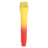 Realistic Microphone Gradient Color Lightweight Plastic Mic Prop for Speech Training Costume Prop