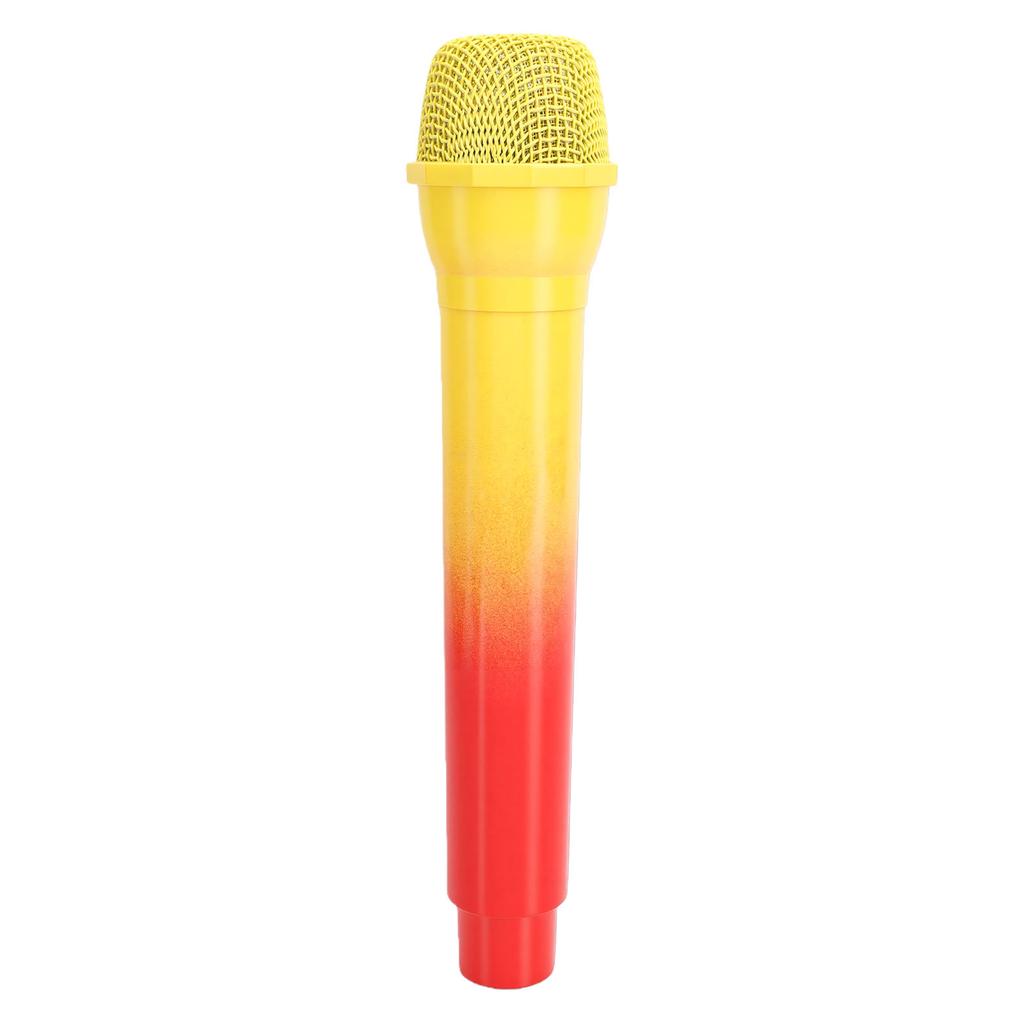 Realistic Microphone Gradient Color Lightweight Plastic Mic Prop for Speech Training Costume Prop