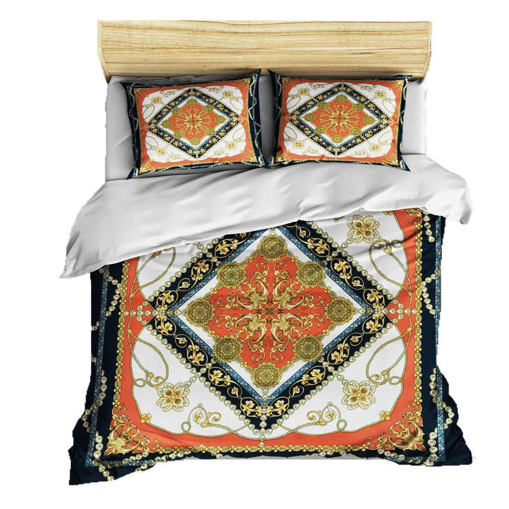 Three-Piece 3D Printing Four-Piece 3D Large-Size Pattern Bedding