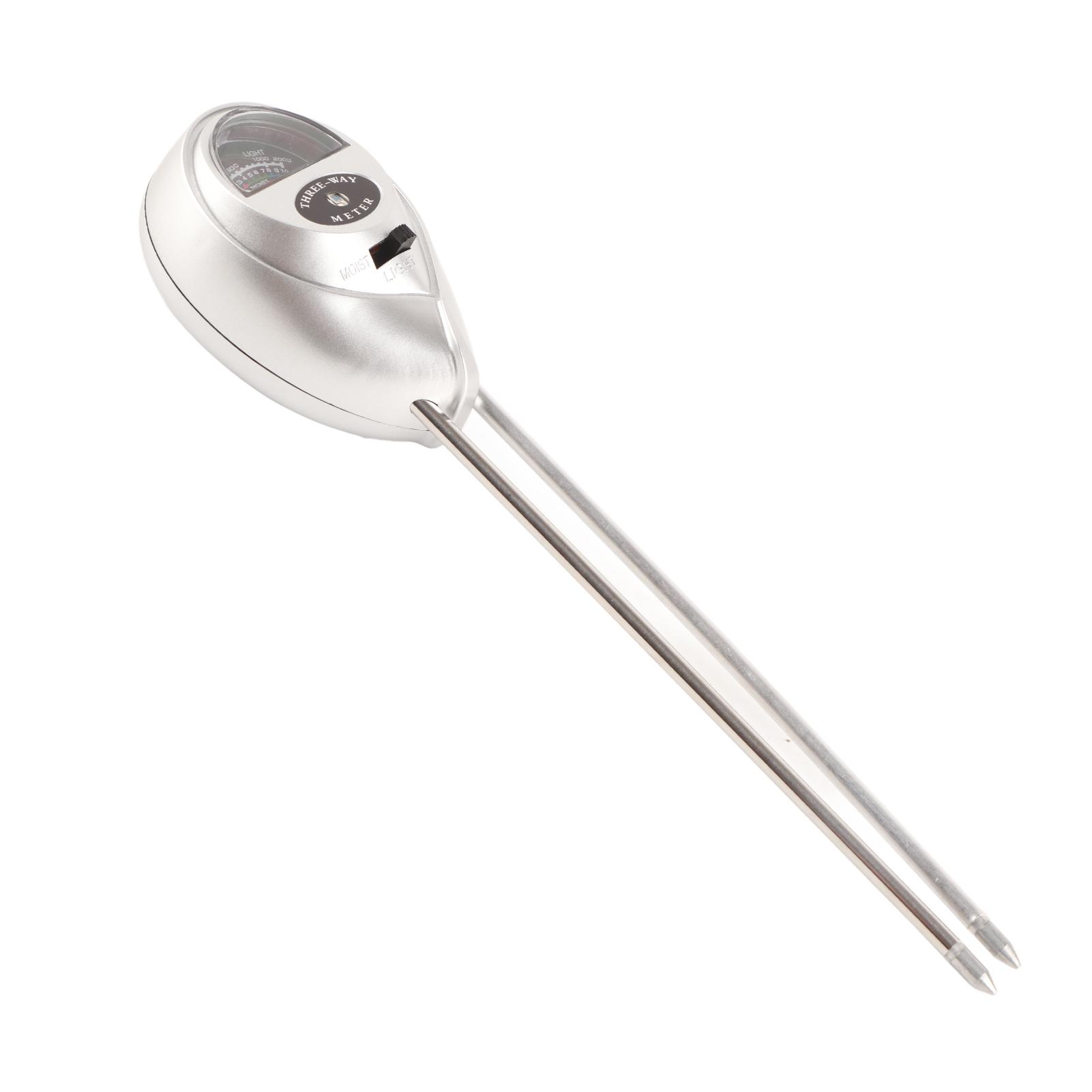 

3 in 1 Function Soil Tester Moisture Meter Humidity Monitor Light PH Detector With Probe