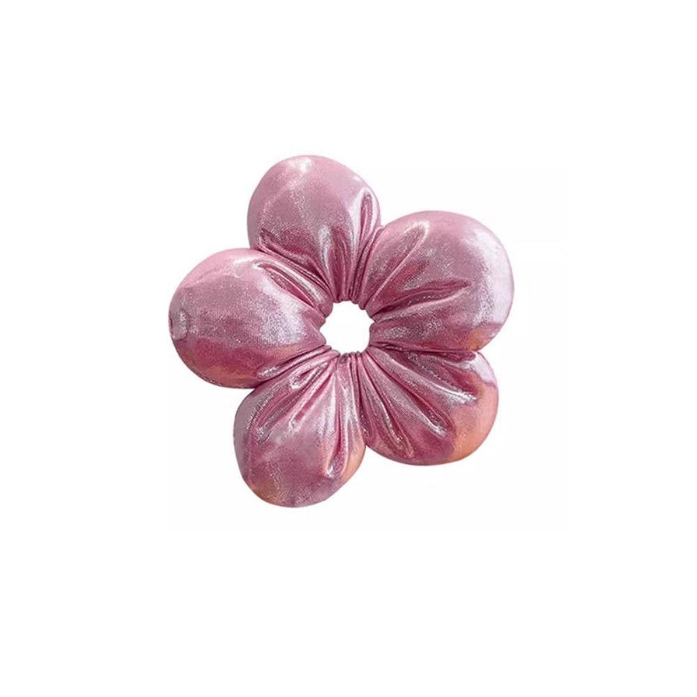 Cotton Filled Large Hair Scrunchies Sponge Elastic Hair Rope Children's Flower Scrunchies  Daily