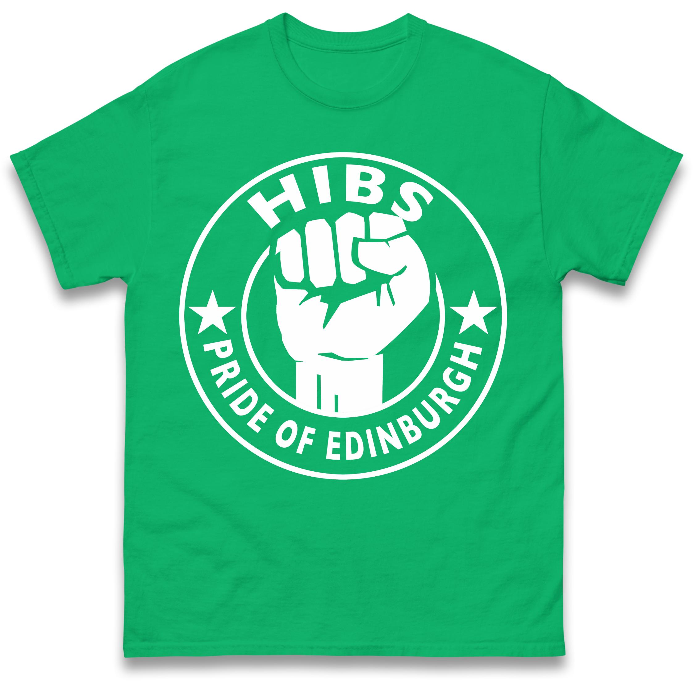 Hibs Pride of Edinburgh T Shirt Tshirt Mens Womens Unisex Tops Tees S
