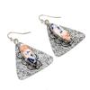 Natural Sodalite Gemstone 925 Sterling Silver Jewelry Earring 1.81" ZS-1348