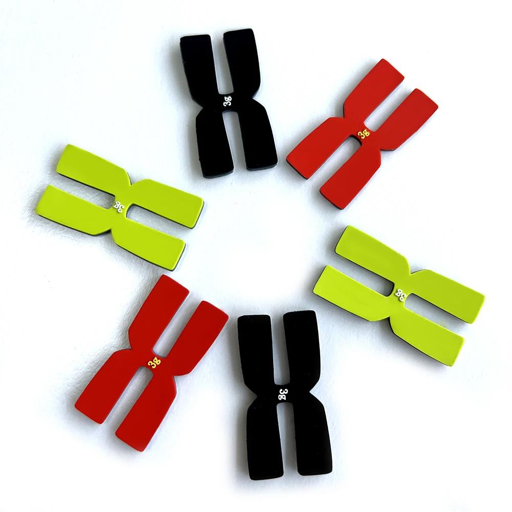 6Pcs 3g Tennis Racquet Tapes Silicone Tennis Racquet Weight Balance Tapes H-Shaped Tennis Badminton Racket Weight Balance Strips