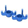 RC Front Steering Cup Aluminum Metal Steering Knuckles for LOSI Lasernut U4 110 RC CarBlue