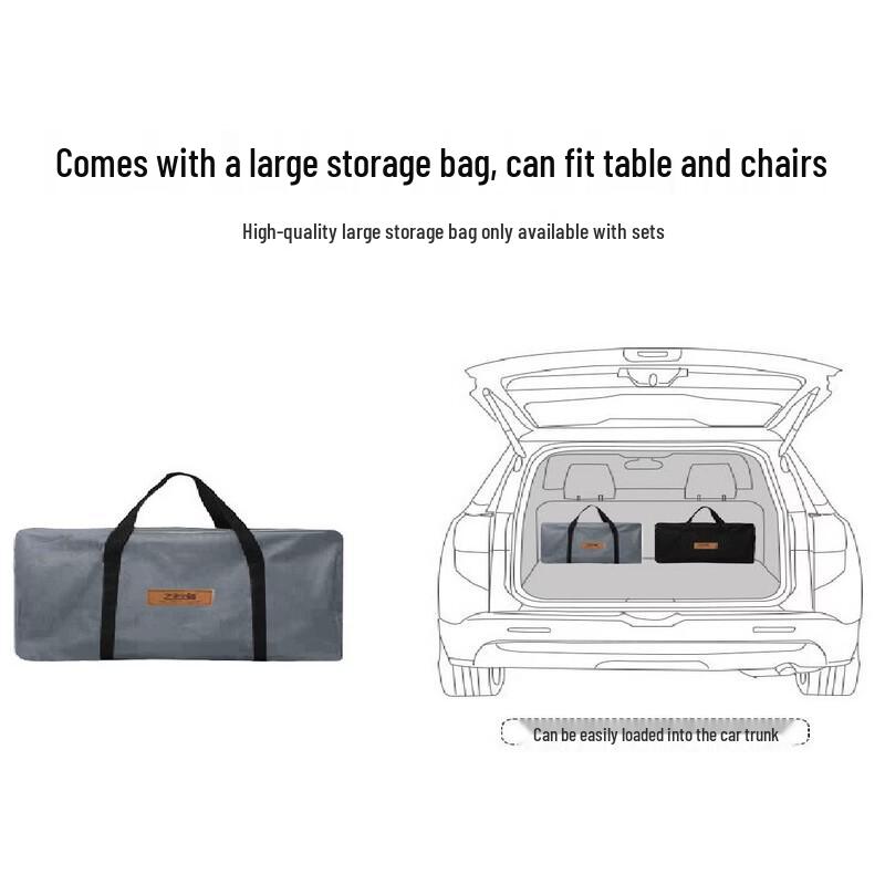 Upgraded Portable Aluminum Alloy Picnic Table & Chair Set