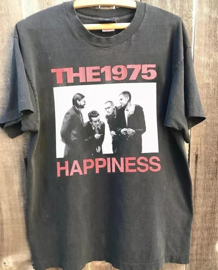 Футболка унисекс The 1975 Band Happiness Угольная S-5XL D055 Унисекс Футболка XXXL