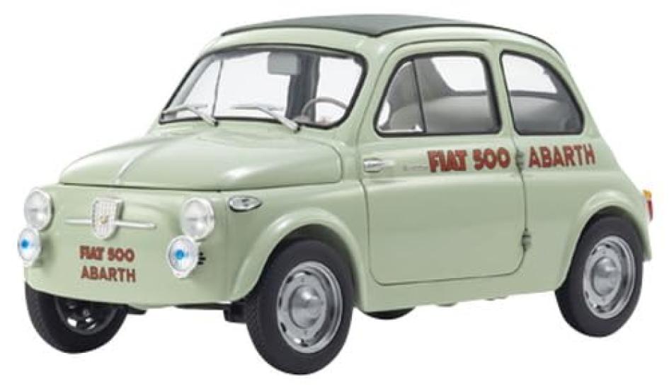 

Kyosho Original Scale Fiat Nuova 500 Elaborazione Abarth Record Finished Product KS08966ALG 1/18 (Green Clear)