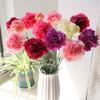 Simulated Long Stem Silk Fabric Carnation Fabric Flower Bouquet Artificial Flower Arrangement Mother's Day Flower Bouquet Gift