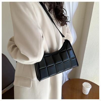 New Versatile Underarm Bag for Women Stylish Solid Color Shoulder Bag Casual Simple Handbag