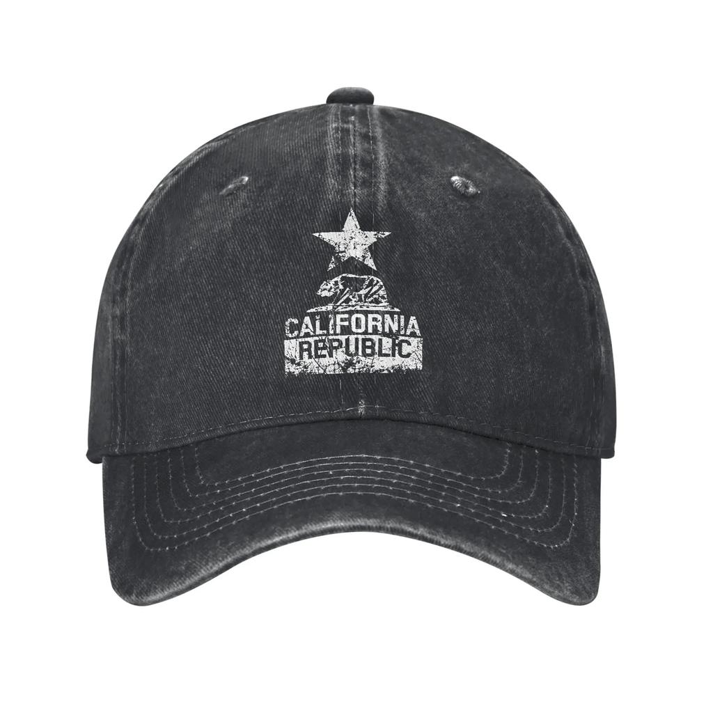 Republic California Baseball Cap Merch For Unisex Adjustable Trucker Hat
