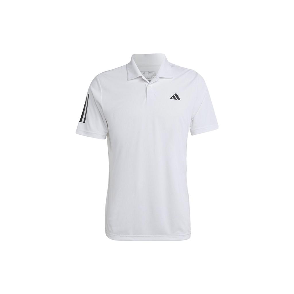 Adidas Free Shipping With AdiClub Club 3 Stripes Tennis Polo Shirt HS3268