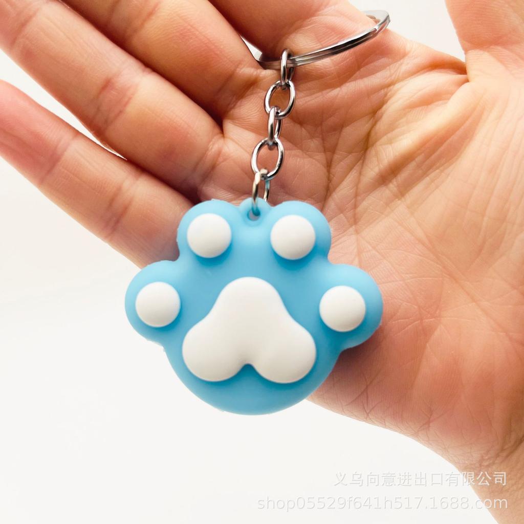 Cute Keychain Key Charm, 12 Pack with 3 Per Color for Keys and Bags