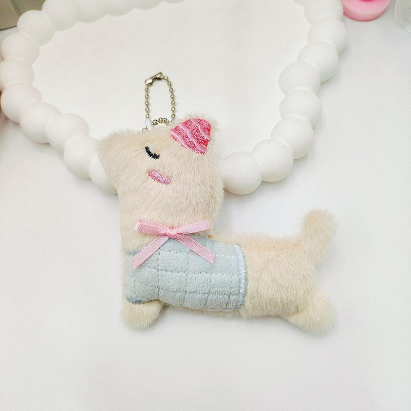 Cute Cartoon Alpaca Plush Doll Toy Keychain Pendant Kawaii Backpack Hanging Ornaments Creative Bag Decoration Accessories Gifts
