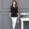 Casual Winter Neue Plüsch und Verdickte Unten Frauen top Bluse Volle Hülse spitze Bluse V-ausschnitt Lila tops Blusen Hemd