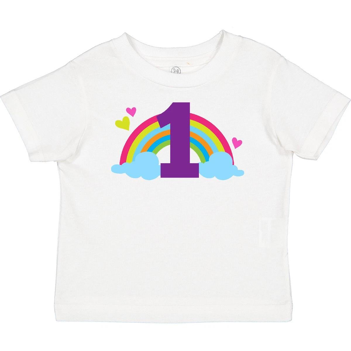 

Inktastic 1st Birthday Rainbow Baby kids boys T-Shirt First Girls Cute Babys Gift For From 160