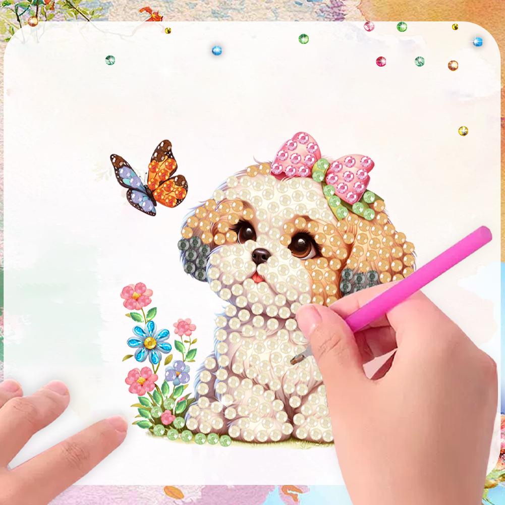 6Pcs Refrigerator Magnets DIY Diamond Painting Cute Diamond Painting Magnets DIY Diamond Art Refrigerator Magnets Art Crafts