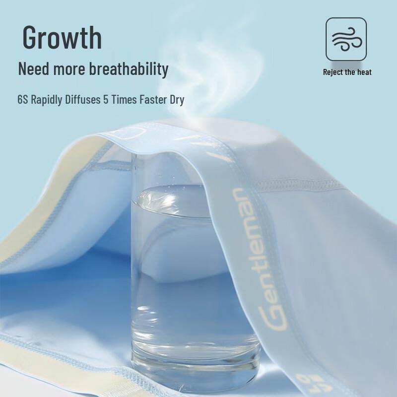 Bairui Boys' Cotton Antibacterial Boxer Briefs Multi-Pack