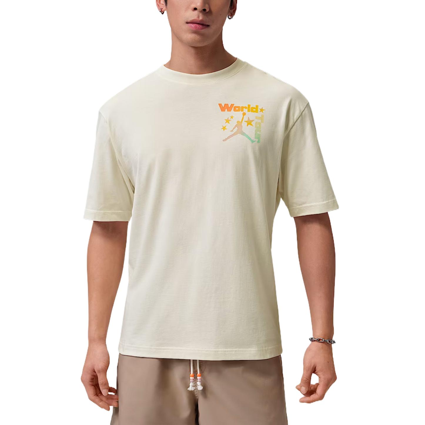 Jordan Brooklyn Short Sleeve Pullover Letter T-Shirt Men tops IF3156110 S