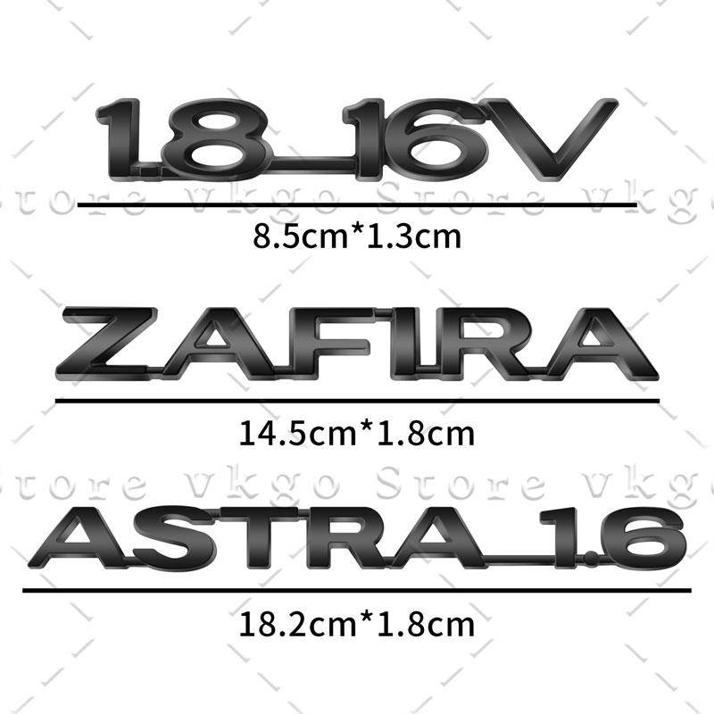 3D Chrom Metall 1.8-16V Buchstaben Heckklappe Kotflügel Emblem Aufkleber Für Vauxhall Astra 1.6 Opel Zafira Optima Corsa Zubehör