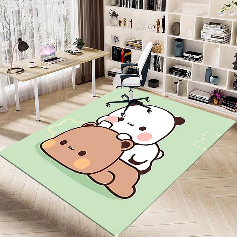 1PC Panda Bear Anti-slip Carpet, Suitable for Office, Bedroomand Playrooms. It Can Also Be Used As a Sofa Footrest cover-R48